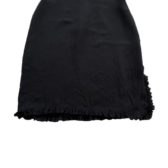 100% Silk Finity Short Sleeve Ruffle Hem Cocktail Dress Size 14 BNWT - Picture 8 of 13